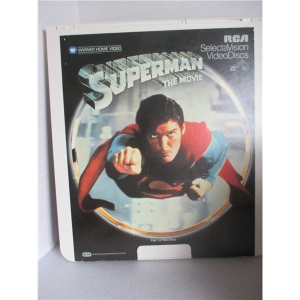 SUPER MAN VIDEO DISC COVER