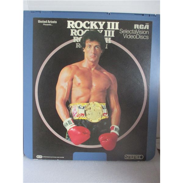 ROCKY VIDEO DISC COVER