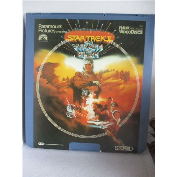 STAR TREK WRATH OF KHAN VIDEO DISC COVER