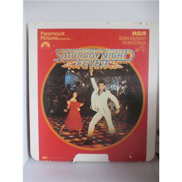 SATURDAY NIGHT FEVER VIDEO DISC COVER