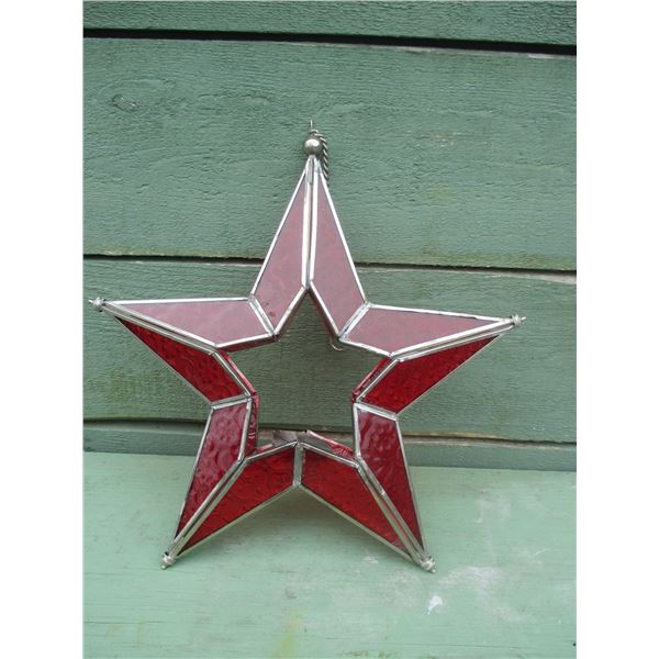 STAINED GLASS STAR THAT HANGS