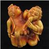 Image 1 : Handcrafted Kamasutra Boxwood Netsuke (CLB-552)