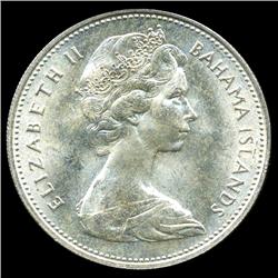 1966 Bahamas $2 Silver BU (COI-5763)