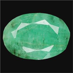 1.01ct Oval Cut Top AAA Natural Green Colombian Emerald (GEM-14354)
