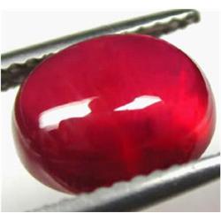 4.6ct Oval Cabochon Blood Red Madagascar Ruby (GEM-19135)