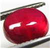 4.6ct Oval Cabochon Blood Red Madagascar Ruby (GEM-19135)