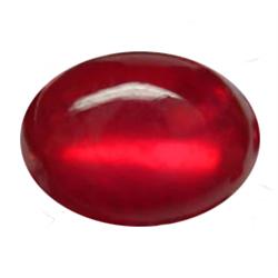 2ct Oval Cabochon Blood Red Madagascar Ruby (GMR-0985)