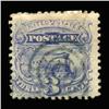 1869 RARE US 3c Postal Stamp With Grill (STM-0223)