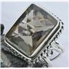 58ct Smoky Quartz Sterling Ring (JEW-1361)