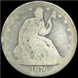 1876 Seated Half Circulated (COI-5838)