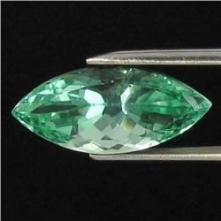 14.9ct Natural Deep Patroke Green Marquis Fancy Cushion VVS Appraisal Estimate $1520 (GEM-18569)