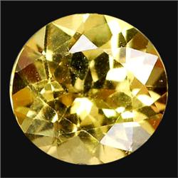 0.95ct Top AAA Round Yellow Beryl Tanzania  (GEM-15103)