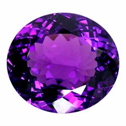 37.10ct Oval Purple Amethyst NR Appraisal Estimate $1100 (GEM-16418)