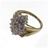 Image 3 : 10K Gold 1ct Lady Diamond Cluster Ring (JEW-026)