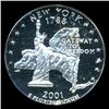 Image 1 : 2001S US NY Silver Quarter Graded PCGS PR69 DCAM (COI-5441)