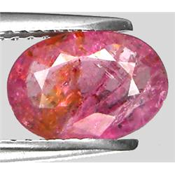 1.41ct Vs Oval Cut Bi-Color Pink Orange Paraiba Tourmaline (GEM-8826)