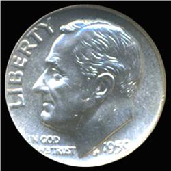 1959 Roosevelt Silver Dime Graded GEM Full Bands (COI-6245)