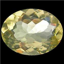12.36ct Extremely Natural Yellow Andesine Labradorite Appraisal Estimate $1137 (GEM-18719)