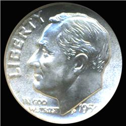 1950 Roosevelt Silver Dime Graded GEM (COI-6237)