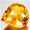 119.75ct Orange Yellow Citrine Pear Checker Cut (GEM-19179)