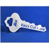 Image 1 : Metal Double Sided Sign - Ilco Keys Cut Here