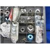 Image 3 : NEW - Approx. 80 Automotive Door Lock Face Caps in Plastic Tray