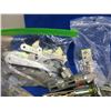 Image 3 : Tub of 135 Latches, Deadbolts & Bag of Lock Tools