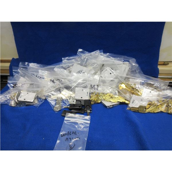 Lot of 483 Key Blanks - List & Count in Description