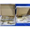 Image 1 : 2 Sets Ferco Capri Handle Sets - Brass Colored