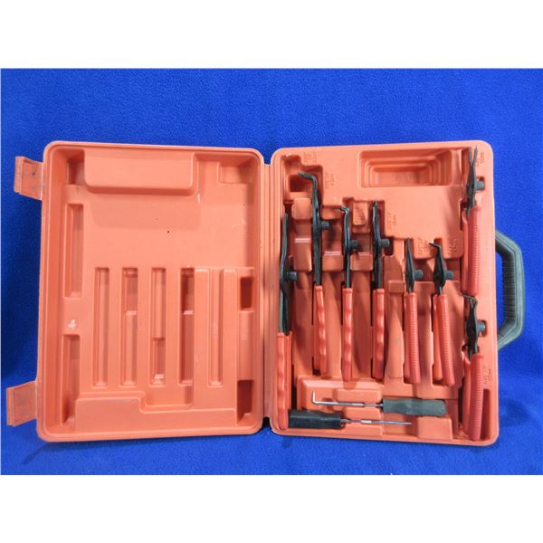 Snap Ring Plier Set - 10 Piece Plus Case
