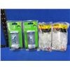 Image 1 : "NEW - 2 Hillman Heavy Duty Hasps 7 1/4"" & 2 Stanley 6"" Rotating Post Hasps "