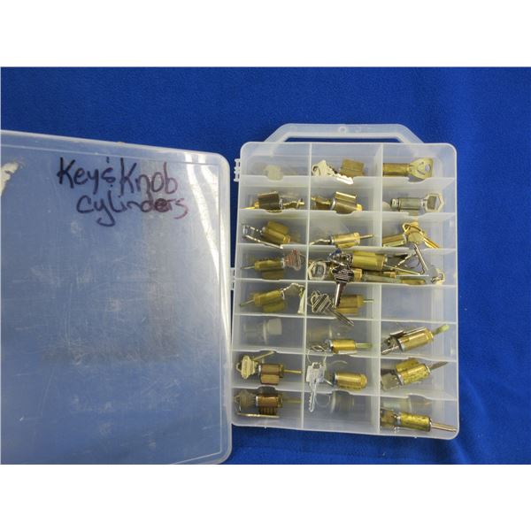 Lot of Key Knob and Mortise Cylinders - Appear New and Used