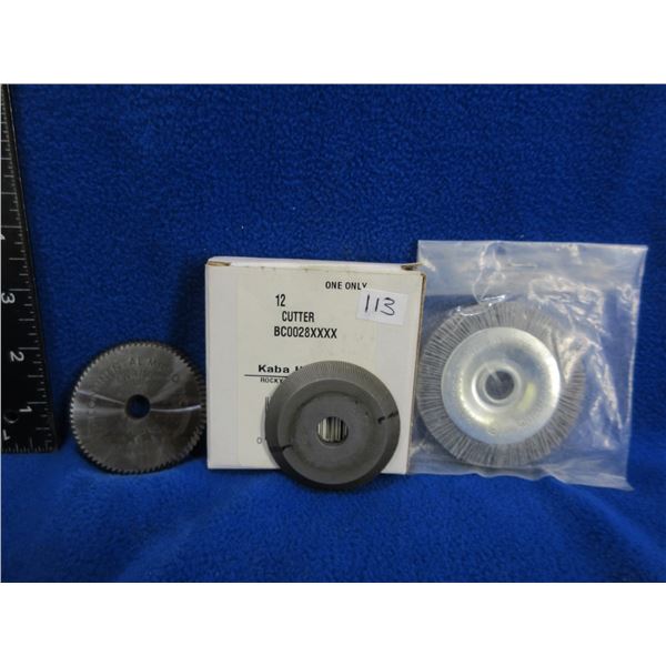3 Key Machine Cutting Wheels - CW-47MC , BC0028XXXX, MSFS 5000 Brush