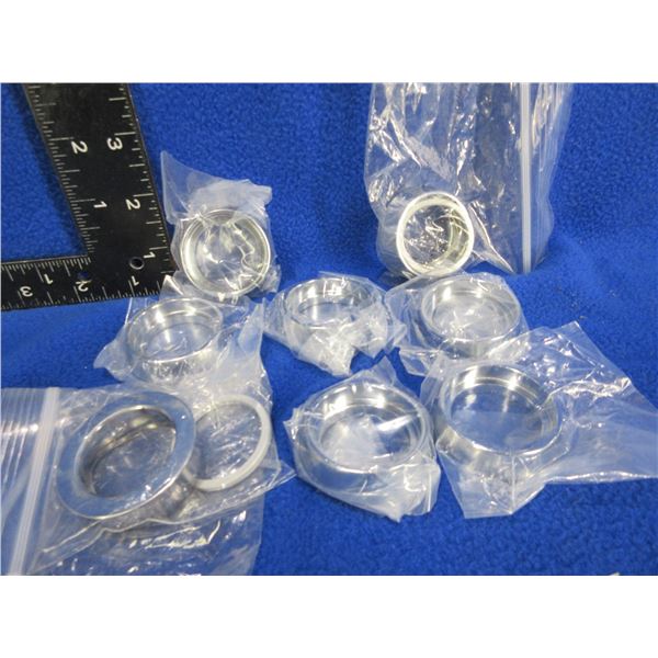 NEW - Lot of 8 Mortise Lock Security Collars