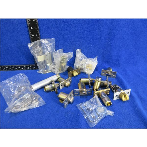 Lot of 15 Schlage & Schlage Type Door Latches and Deadbolts