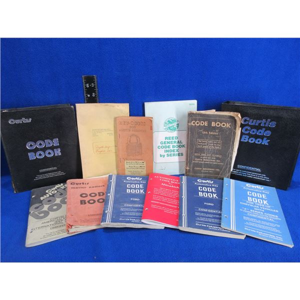 Lot of 12 Misc. Code Books - Curtis, Master, Reed