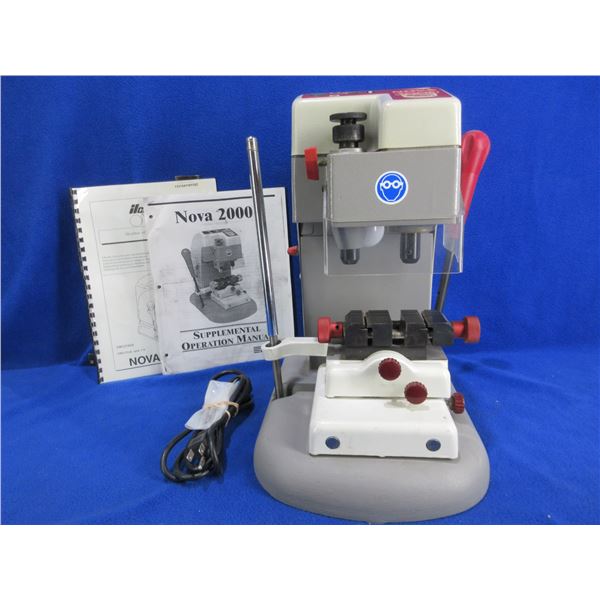 Nova 2000 Side Milling and Dimple Key Cutting Machine w/ Manuals