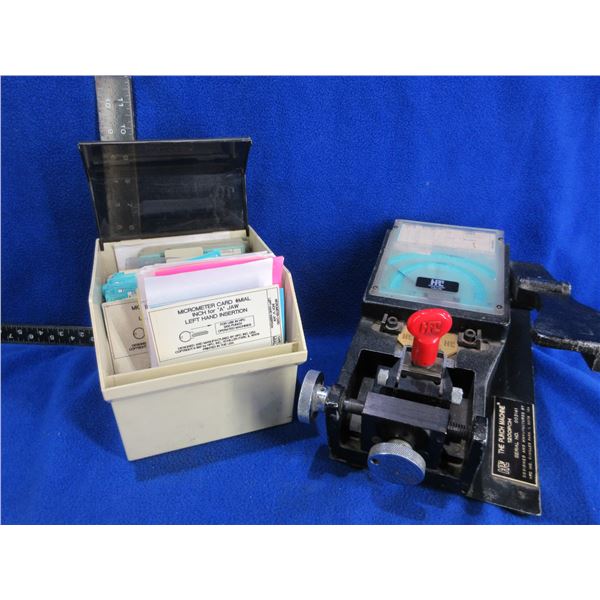 HPC 1200PCH Code Key Cutter "The Punch Machine" w/ Cards