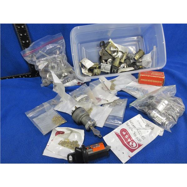 Lot of Misc. Automotive Ignitions and Parts