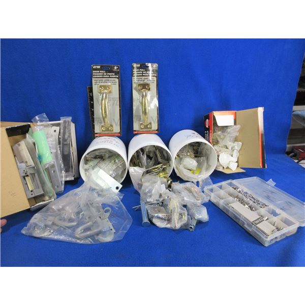 Lot of Misc. - Faceplates, Screws, Door Pulls, Tail Pieces, Etc.