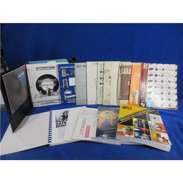 Lot of 13 Key Blank Reference Books and Catalogs