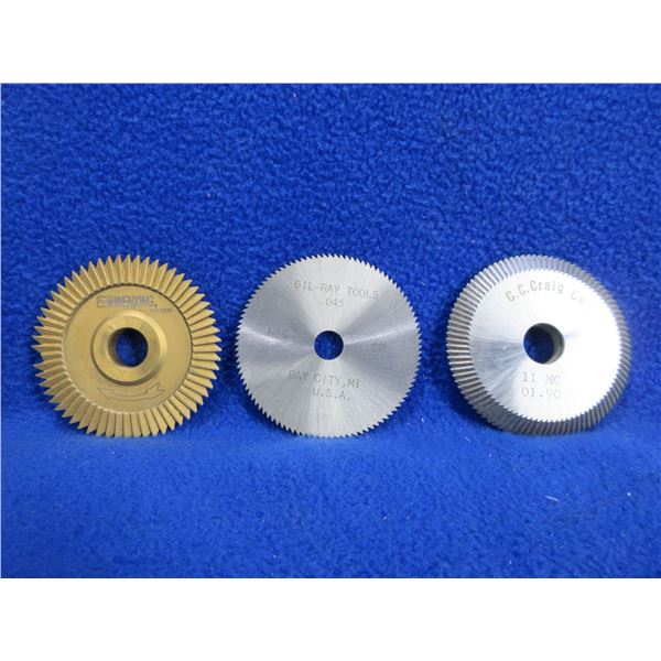 3 Key Machine Cutting Wheels - Info in Description