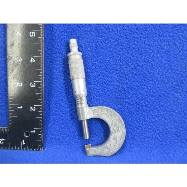 General National 102 Mechanical Outside Micrometer 0 - 1 Inch x .001
