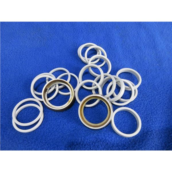 2 Security Cylinder Rings and 18 Spacers in 5 Different Sizes