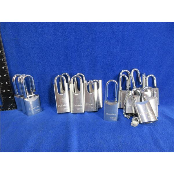 17 Master Padlocks - No Keys - Pro Series 7031, 7041, 7046, 7051