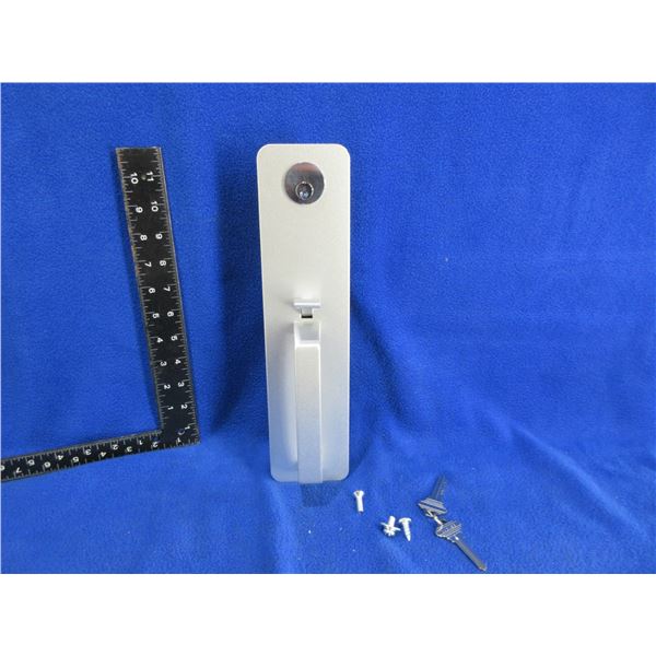 Thumb Latch Exit Handle with Cylinder and 2 Keys