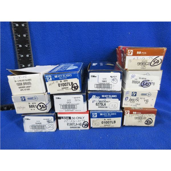 Lot of Approx. 436 Misc. Key Blanks