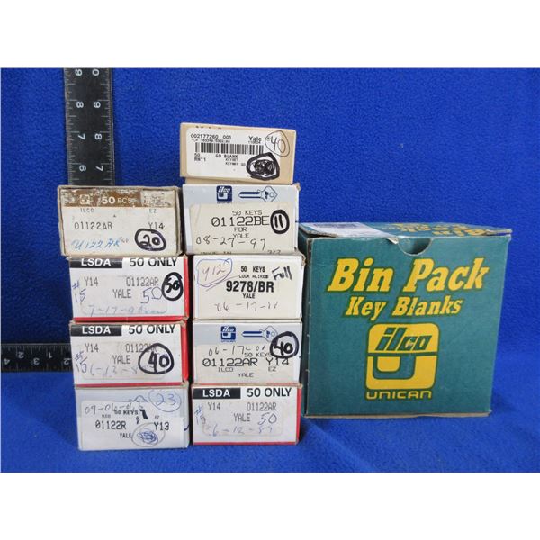 Lot of Approx. 570 Misc. Key Blanks