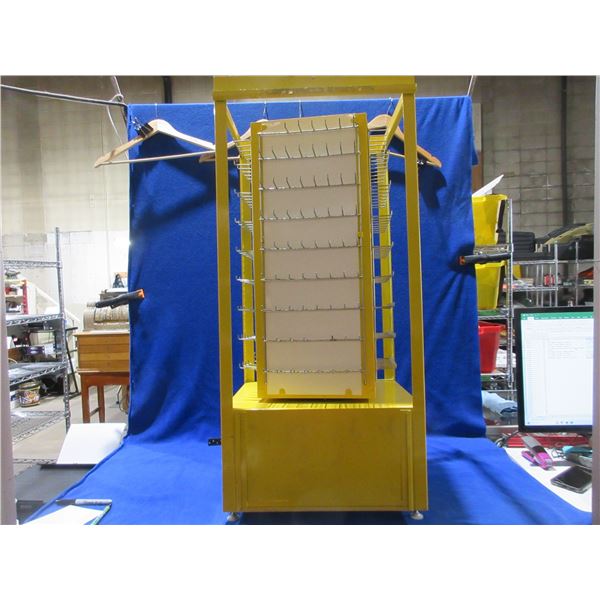 Spinning Key Display Rack with Storage Inside & Adjustable Feet - PICK UP ONLY