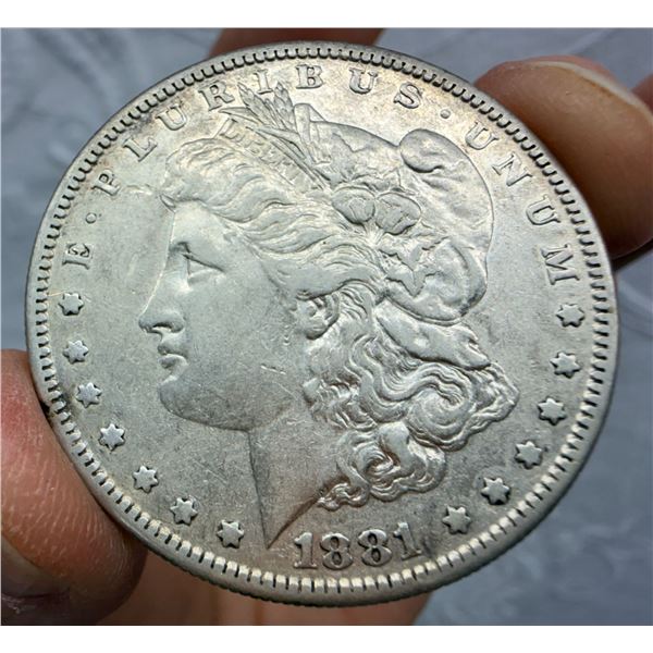 MORGAN SILVER DOLLAR - 1881S